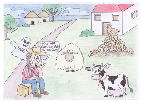 SARS – ongelyke speelveld